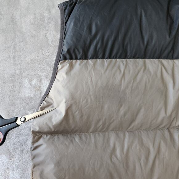 Nike Puffer Vest Mens Size XL Gray Duck Down Insulated 550 Fill Jacket *READ - Picture 8 of 13